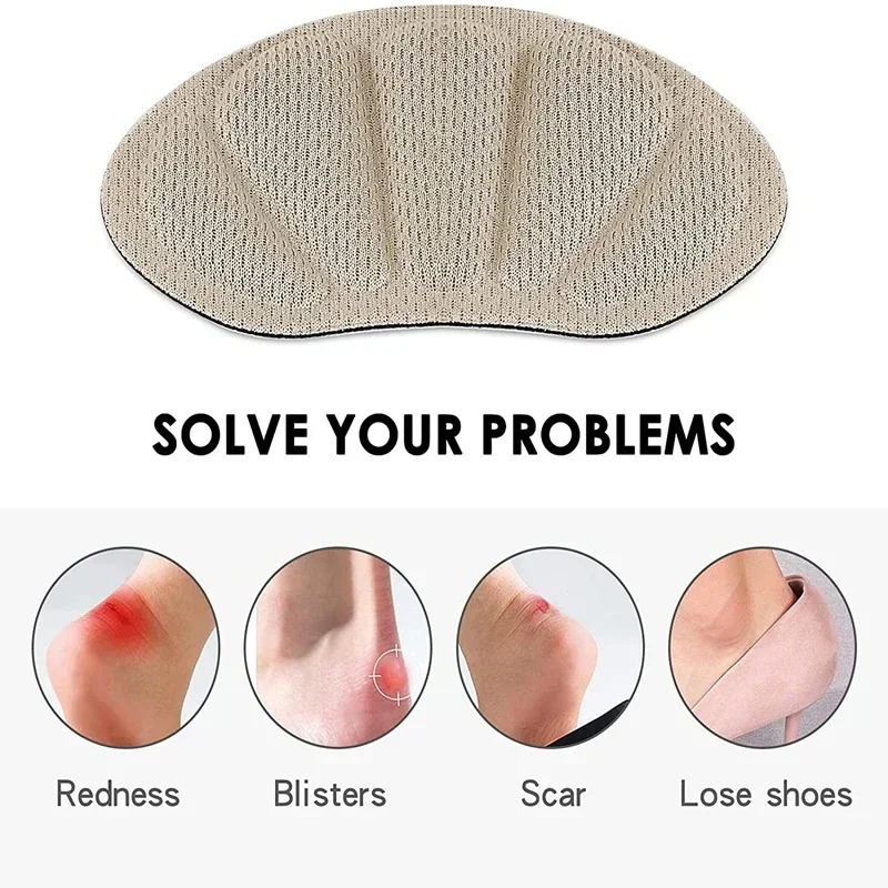 2/4/10pcs 하이힐 Insoles 여성 조절 가능한 발 뒤꿈치 스티커 신발 패드 접착 백 쿠션 패치 통증 완화 풋 케어 인서트