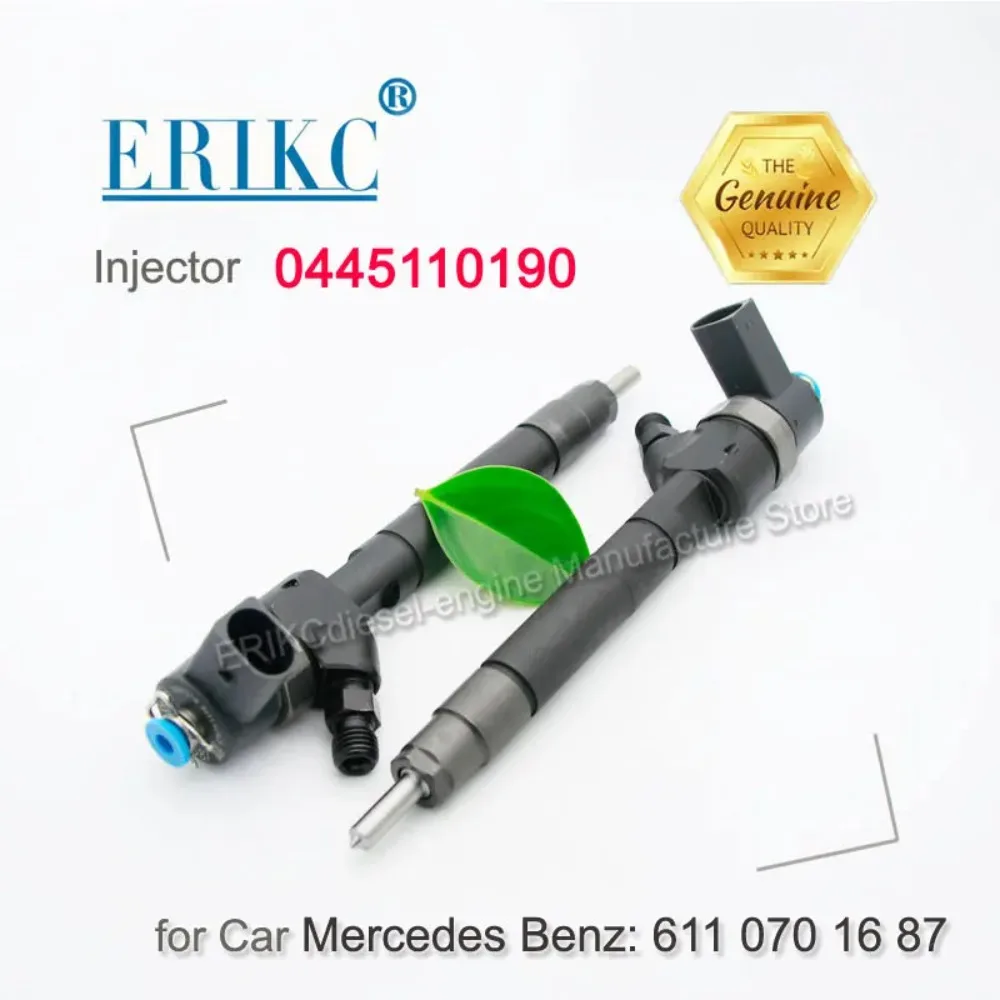 

ERIKC Auto Fuel Injector 0445110190 Common Rail Injector 0 445 110 190 Engine Fuel Injection 0445 110 190 for Mercedes Benz