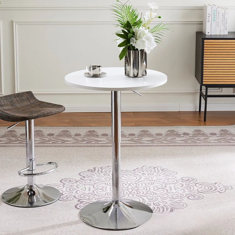 manufacturer-wooden-bar-table-exhibition-negotiation-table-can-be-lifted-and-rotated-simple-coffee-table-round-bar-table