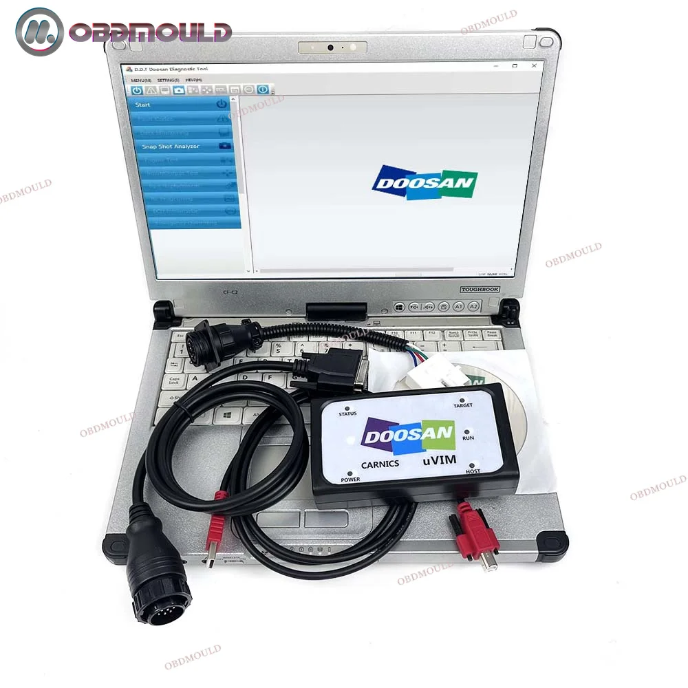 

Для Doosan uVIM DMS-5 экскаватор вилочный погрузчик обнаружение неисправностей двигателя DDT CARNICS SCR DPF DCUECUG2 диагностический инструмент + ноутбук CF C2
