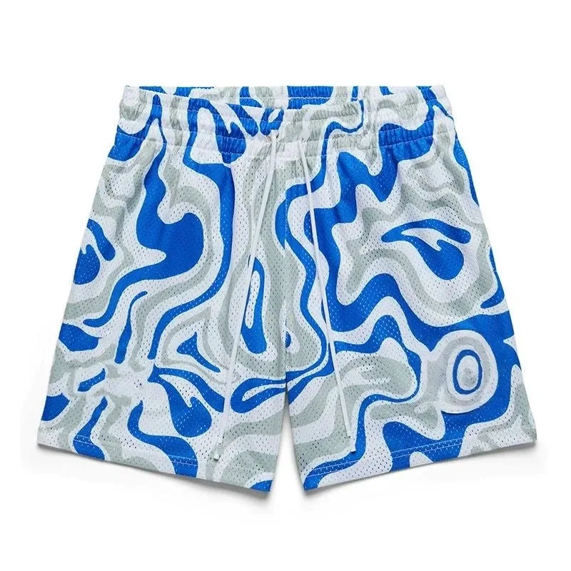 

Новинка 2023 года, летние баскетбольные шорты, мужские быстросохнущие спортивные шорты в стиле хип-хоп, повседневные модные брендовые шорты для бега для фитнеса