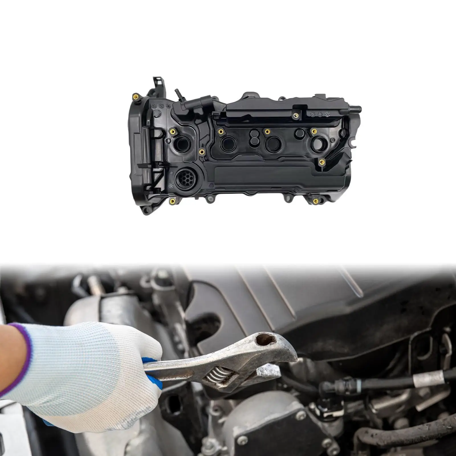 Engine Valve Cover 12310-rdf-a01 Practical Professional Premium Easy to Install Spare Parts Replacement for Honda Cr-v 2.4L