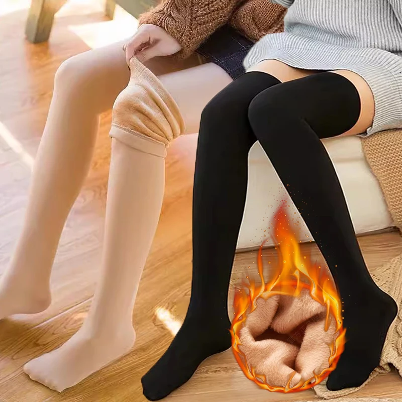 

40/60cm Autumn Winter Velvet Long Socks Warm Thickened Plush Thermal Super Soft Casual Wool Cashmere Home Snow Boots Floor Socks