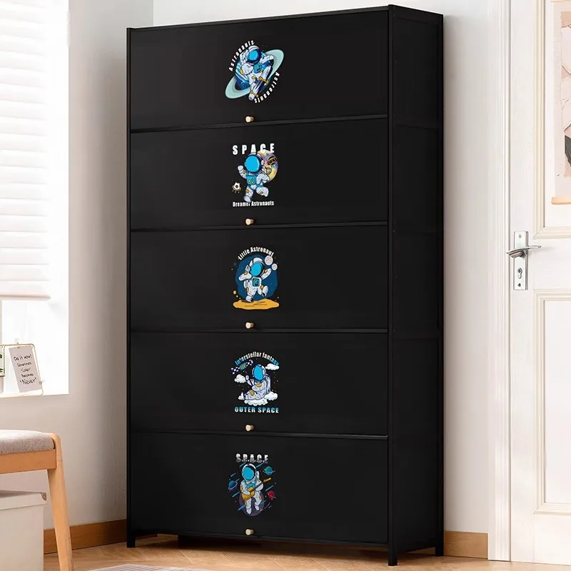 

Household Door Shoe Cabinet High Vertical Entry Cabinet Integrated Cabinet Door Corridor Extremely Narrow Entry Bucket Large