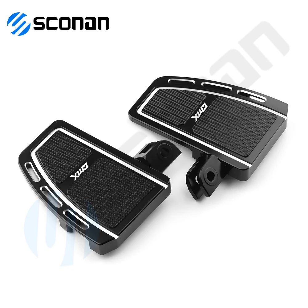 For Honda Rebel CMX1100 CMX 1100 Motorcycle CNC Aluminum Wide Footpeg Front Rider Foot Pegs Rest Footboards Enlarger Pedals