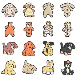 Cute Cartoon Doll Shoe Charms Decoration for Kids Boys Girls PVC Wristband Clog Accessories Party Favor