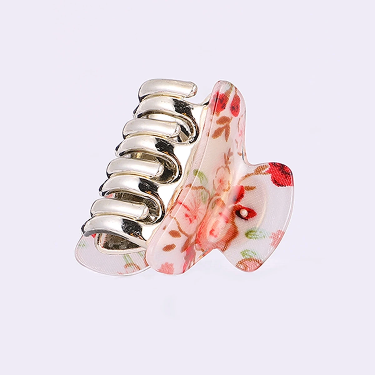 

8 Pcs Hair Claw Clip Durable Acrylic Floral Ponytail Holder Women Girls Small Hairpin Accessory for Everyday Use