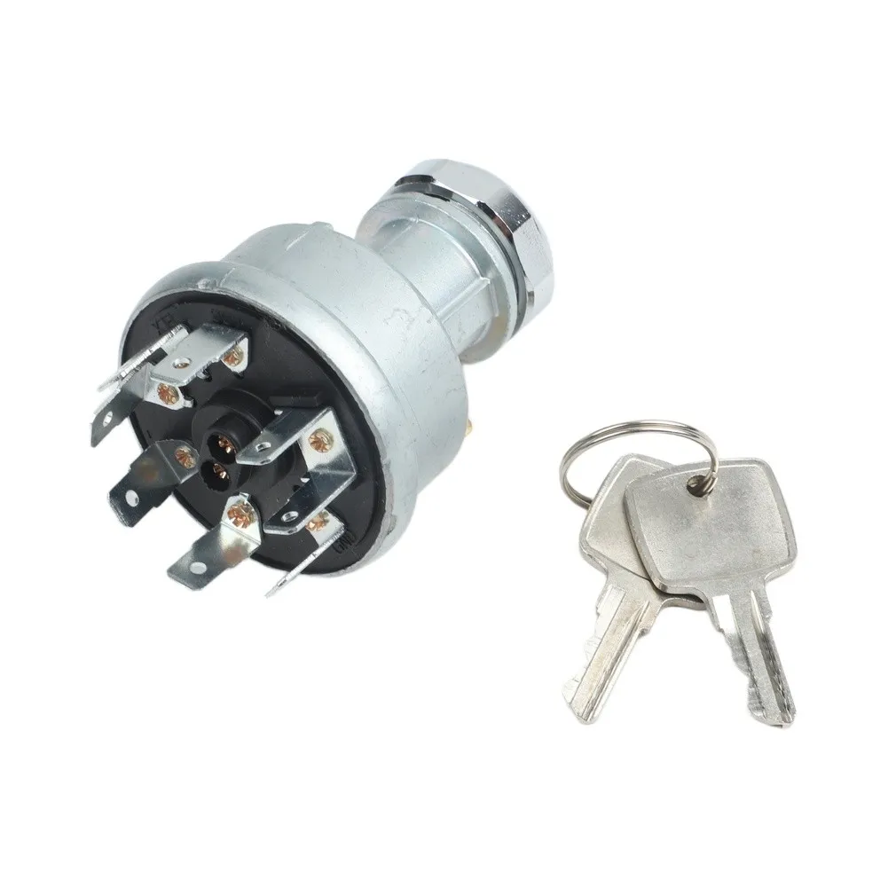 Ignition Switch Agricultural Vehicle Key 12*6*6cm RE45963 Ignition Switch Wear Resistant Design Smooth Starting Function