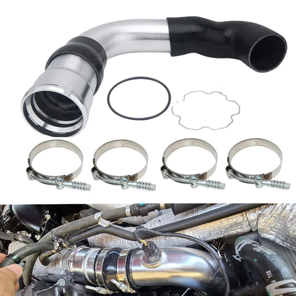 

Car Cold Side Intercooler Pipe Upgrade Kit Fit For 2011-2016 Ford 6.7L Powerstroke Diesel F350 Car Accessories