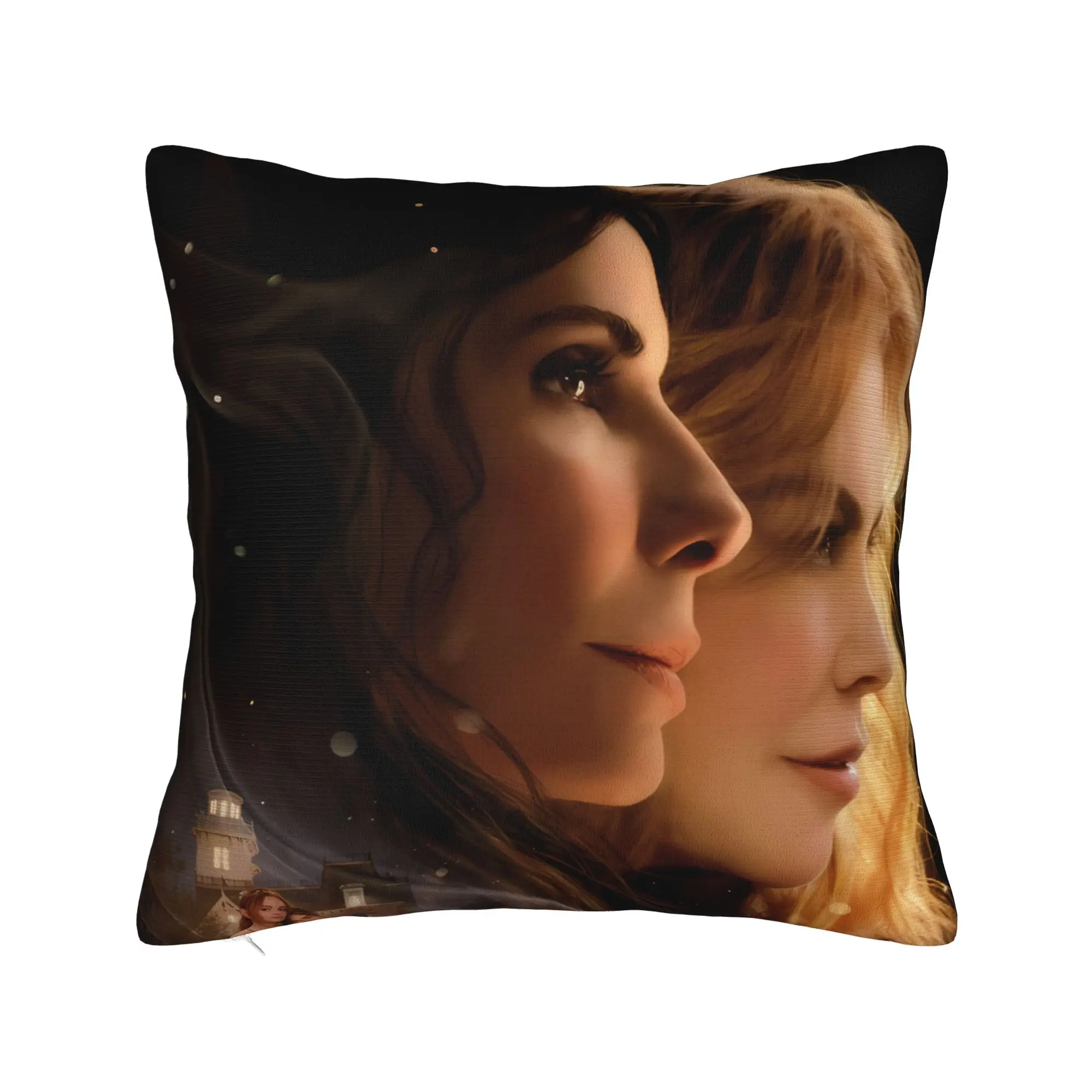 Practical Magic Warm Candle Scene Pillow Case  Print Pillow Cover Morden Pillowcases For Couch Sofa Bedroom
