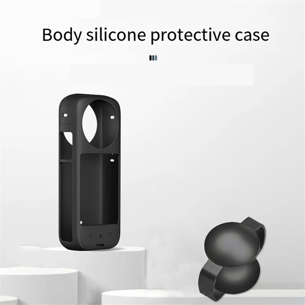 

ABDX-For Insta360 X4 Protective Accessory Kit Includes Hard Case EVA Protective Cover Tempered Glass Film Silicone Case