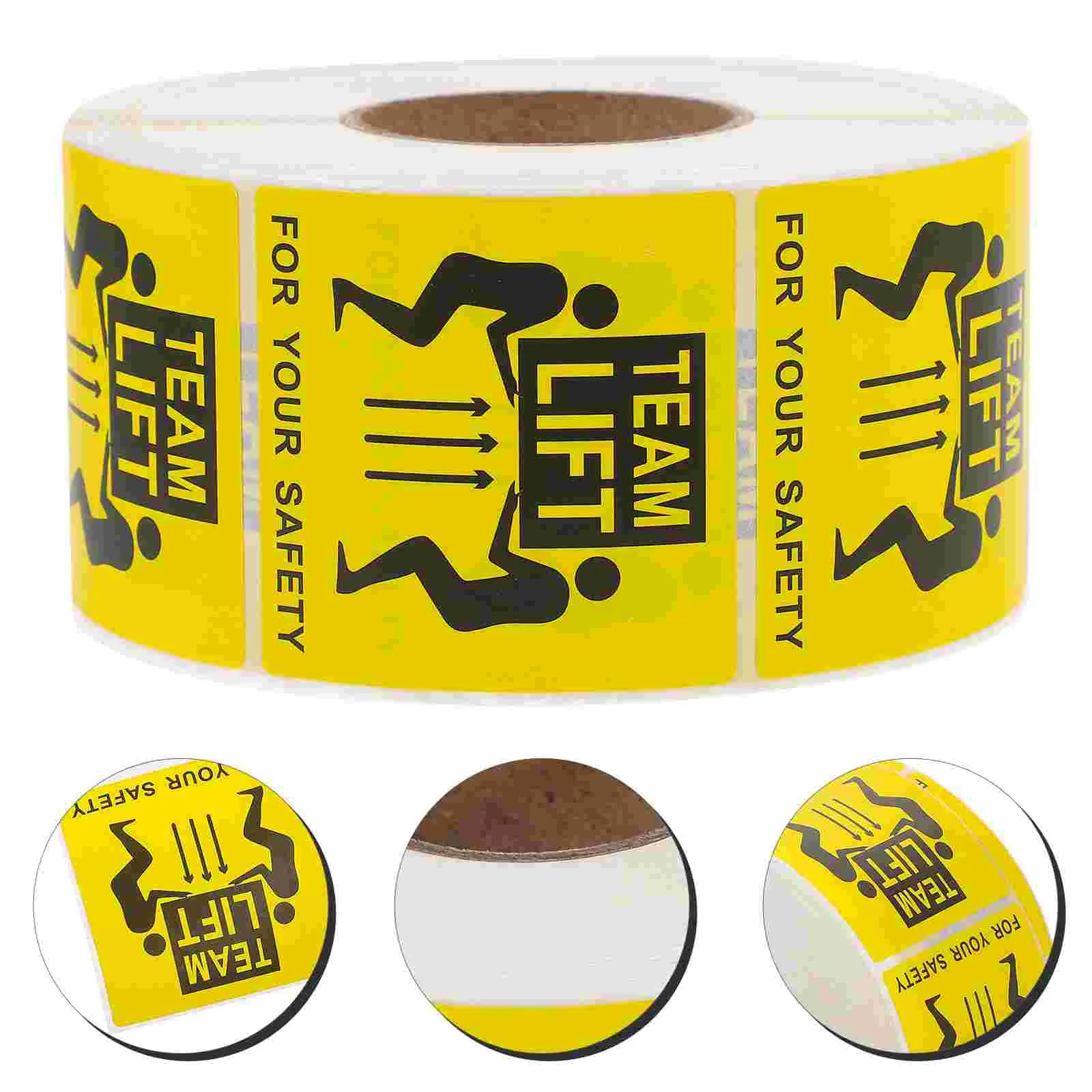 Overweight Sticker Team Lift Labels Stickers Shipping Signs Heavy Package Equipment Caution Food