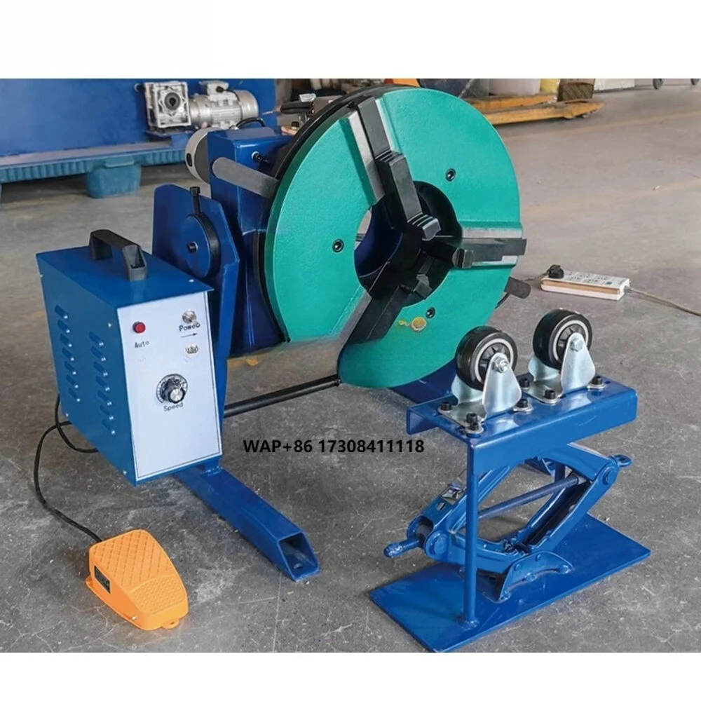 300kg Welding Positioner with 2 Axis Turntable 3 Jaw Clamping Chuck 300kg Pipe Roller for Welding