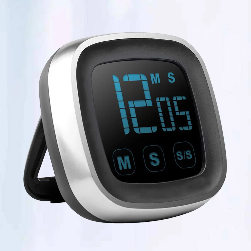 

Touch LED Cooking Timer Electronic Loud Alarm Magnetic Timing Device for Kitchen Home Random Color Kitchen Timer
