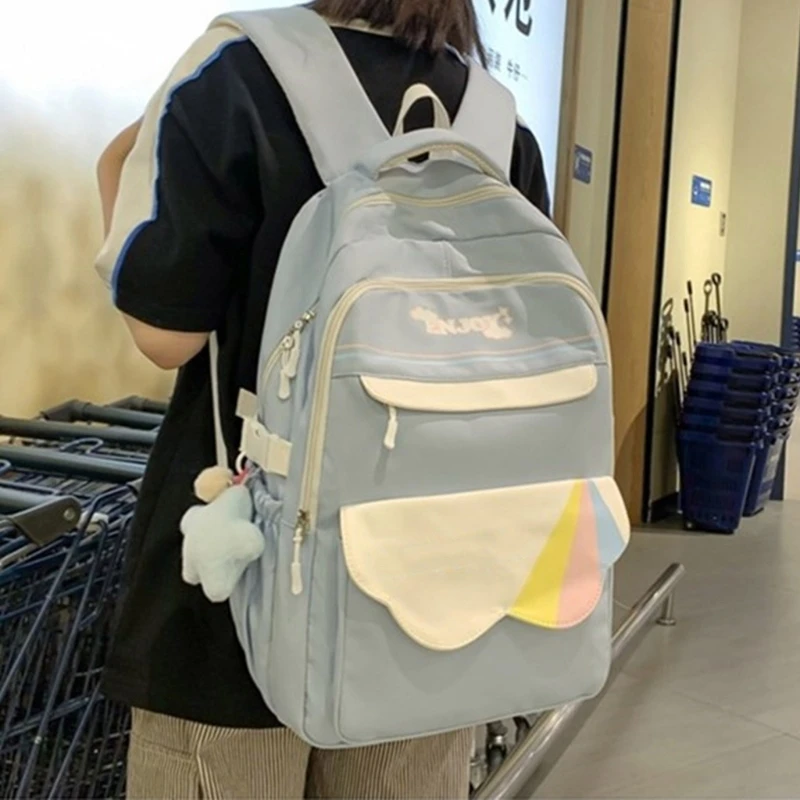 Rugzak met grote capaciteit Student Schoolrugzak Dameslaptoprugzak Causale Daypacks Reisrugzak voor meisjes