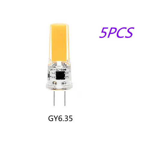 5pcs dimming LED GY6.35 220V Dimmable COB2508 Silicone gy6.35 led 220v Dimmable LED g6.35 220v 110V GY6.35 LED 110V