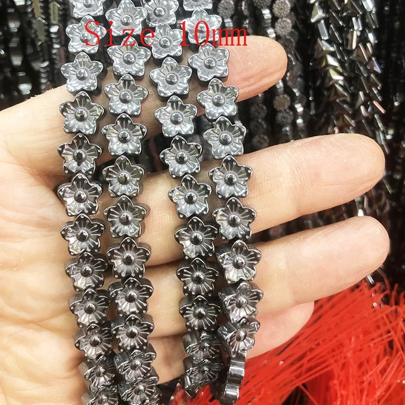 45 Styles Black Hematite Natural Stone Beads Round Loose Beads For Jewelry Making DIY Bracelet Necklace Accessories Beads 2-8mm