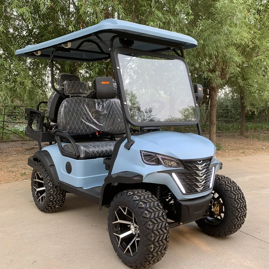 2024 New Model Style 350cc Petrol Engine Car For Sale Touring Adult Fuel Golf Cart With Cargo Bo