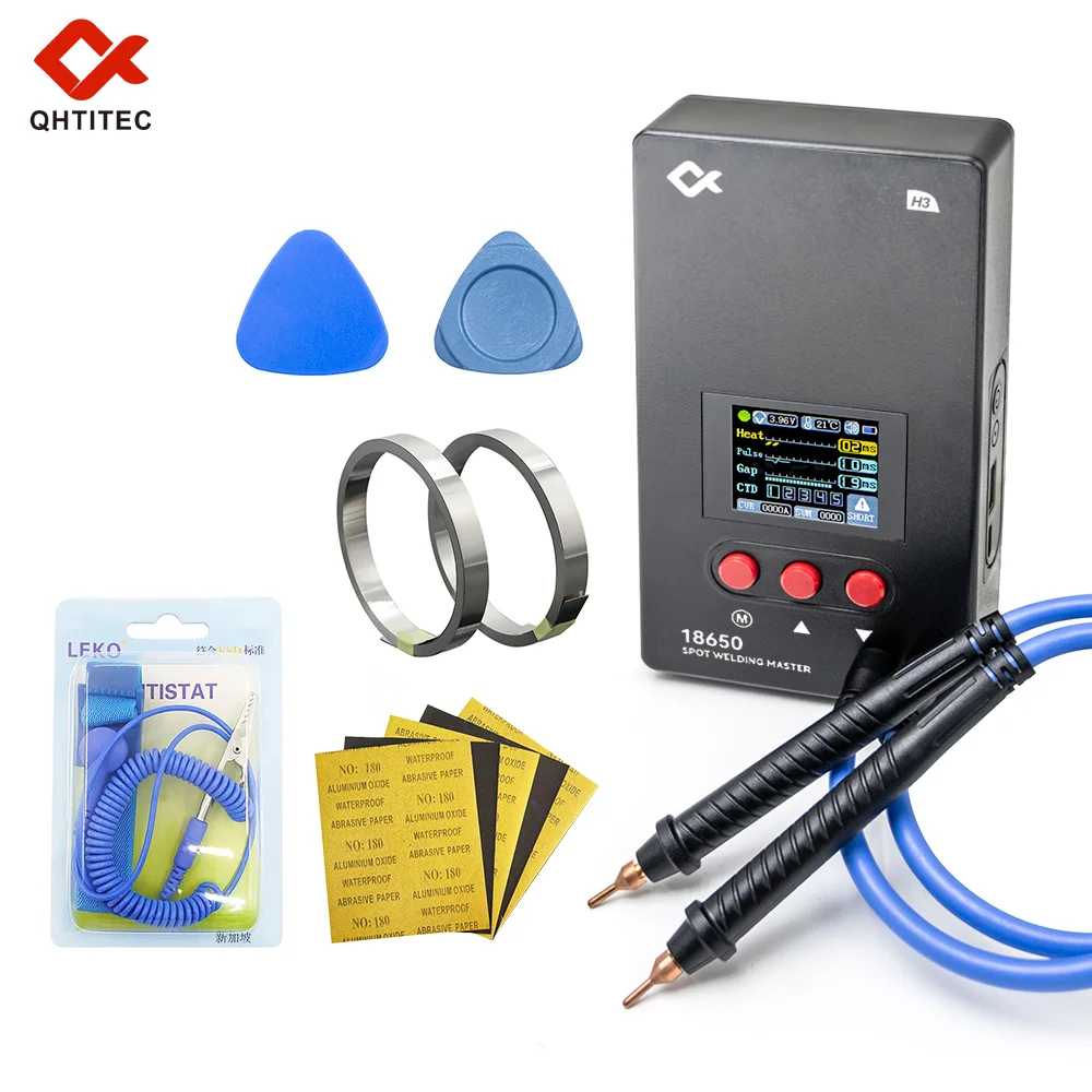 JCD H3 Puntlasmachine Draagbare Batterij Verstelbaar MAX 0,25 mm 5000 mah 18650 Batterij Nikkelplaat Ijzeren plaatkit