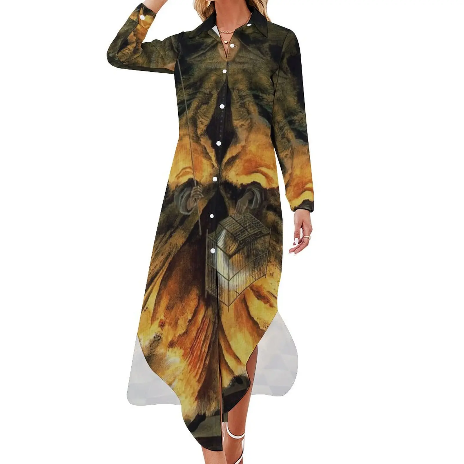 

Star Huntress by Remedios Varo Long Sleeved Shirt Dress elegant party dress for women 2024 dresses for womens