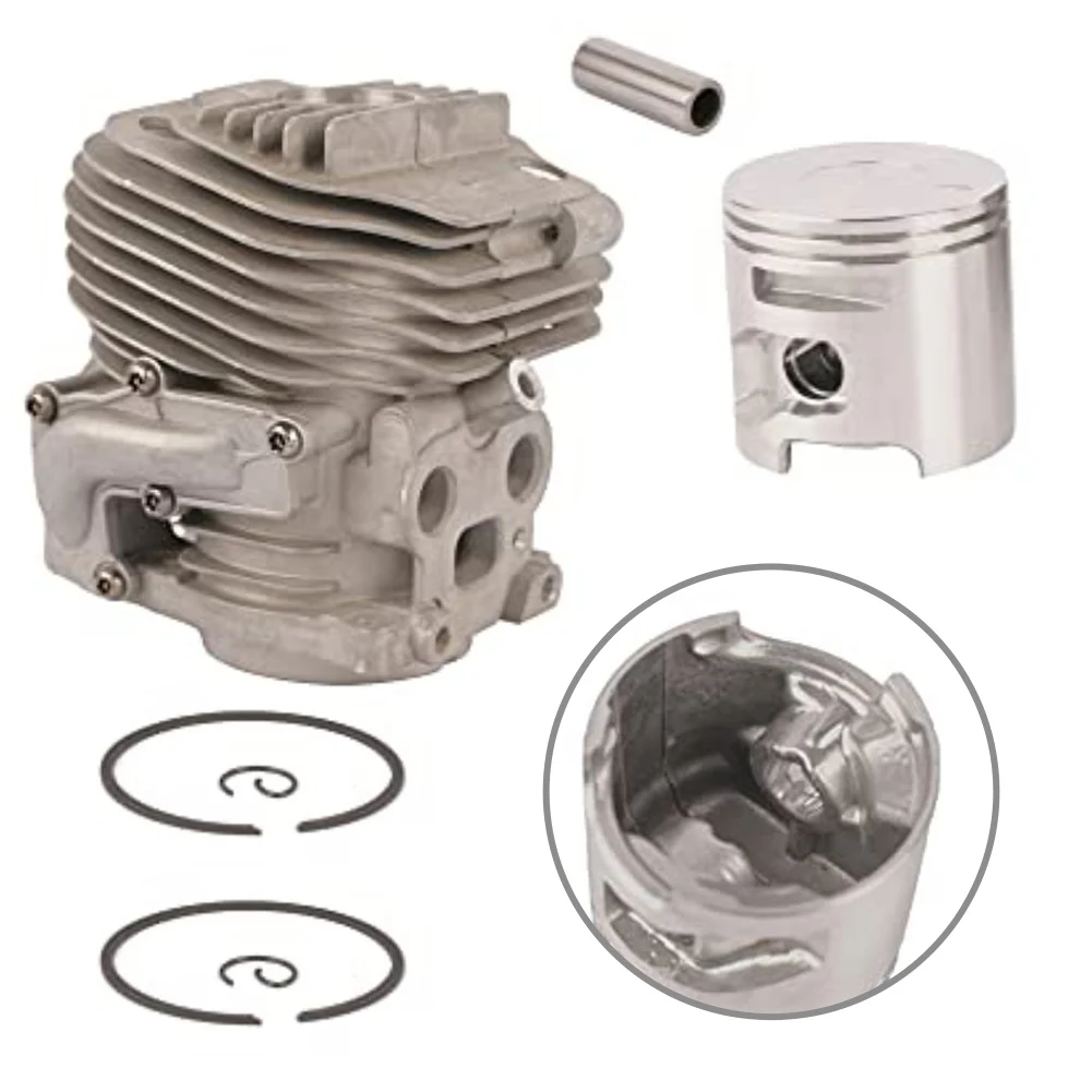 

51mm Cylinder Kit with Piston Pin Circlips and Piston Rings Compatible with For K760 II For K760 Active II K770 Cutter