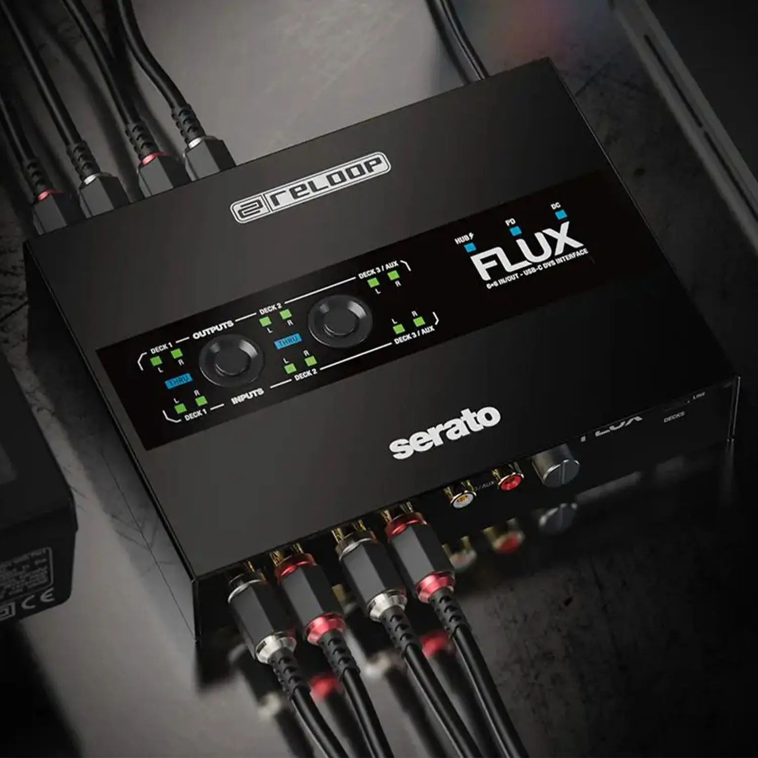 Reloop FLUX serato DVS sound card 6 in 6 out, Ryan software, digital DJ player private room