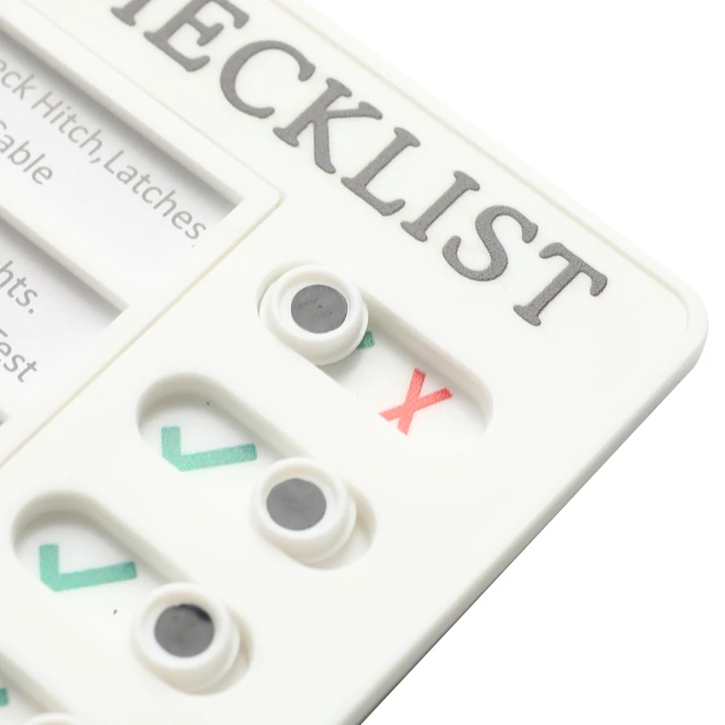 Memo Plastic Board Chore Chart Herbruikbare checklist Dagelijkse planner Verantwoordelijkheid