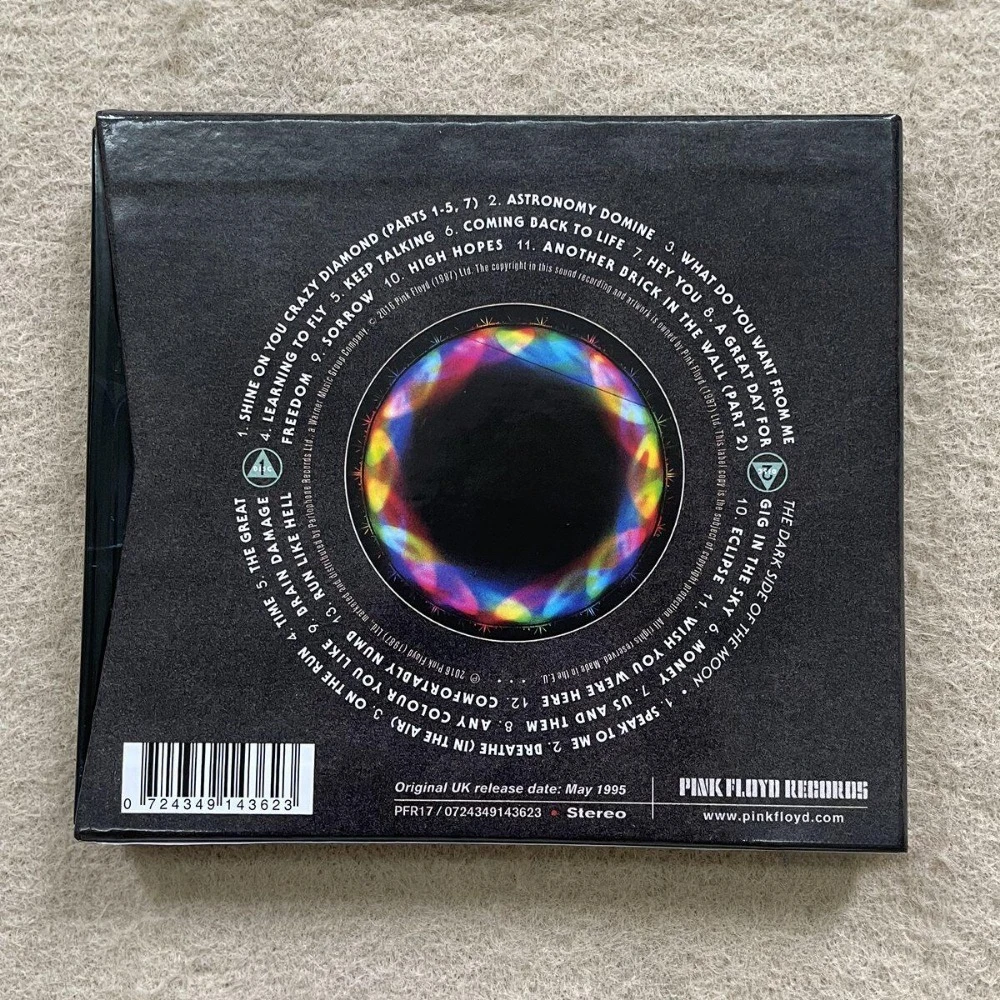 Pink Floyd Pulse 2CD Álbum Ao Vivo Clássico Prog Psychedelic Rock Novo Lacrado