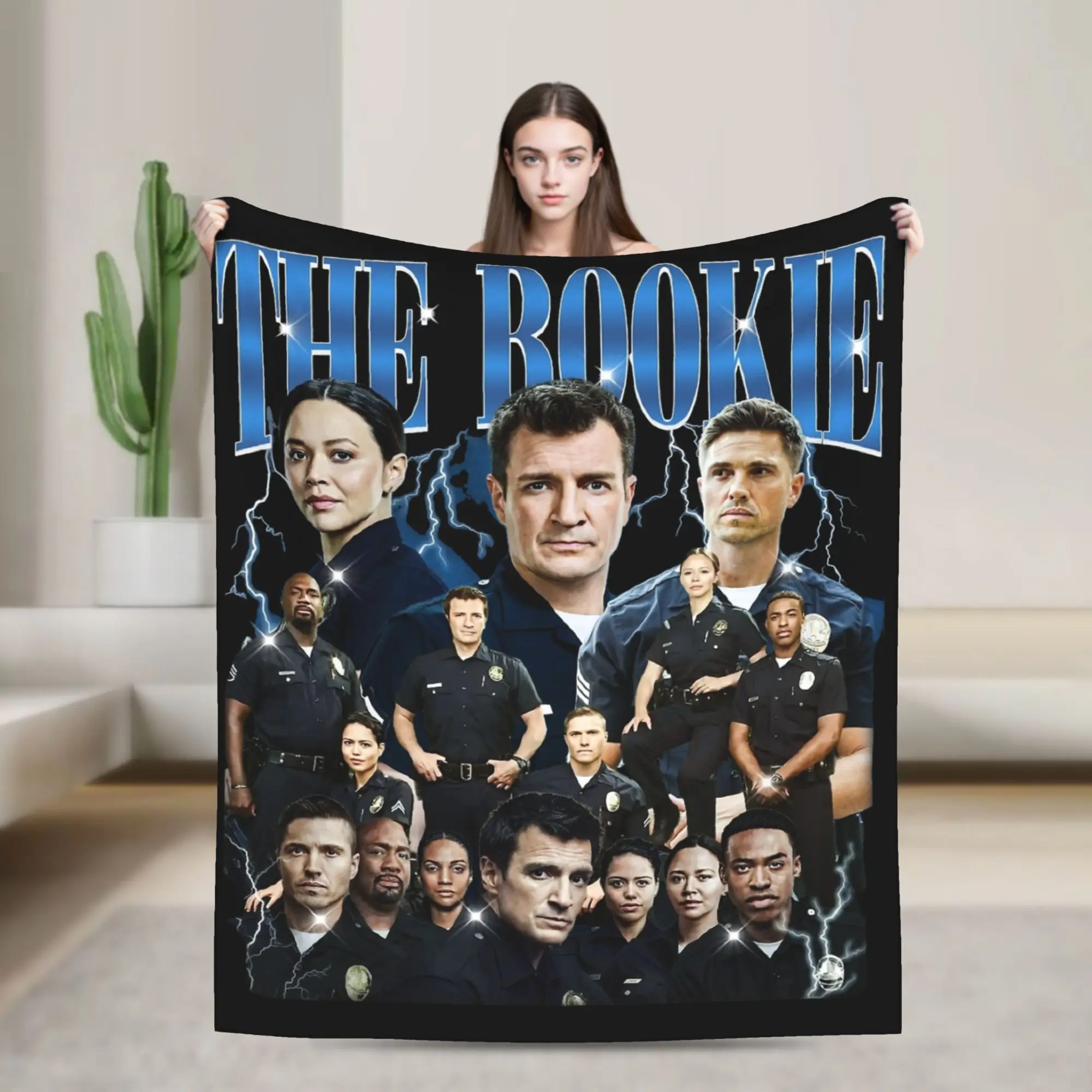 The Rookie Tv Show بطانية الفانيلا الخريف/الشتاء المحمولة سوبر الدافئة رمي البطانيات ل أريكة السفر المفارش