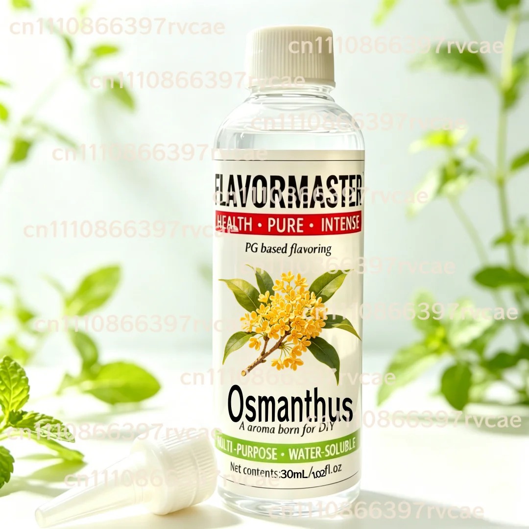 Concentrate Osmanthus Flavorings Food Grade PG Based Water Soluble Intense Flavour Nic Free and Shortfill 30mL/100mL in Bottle