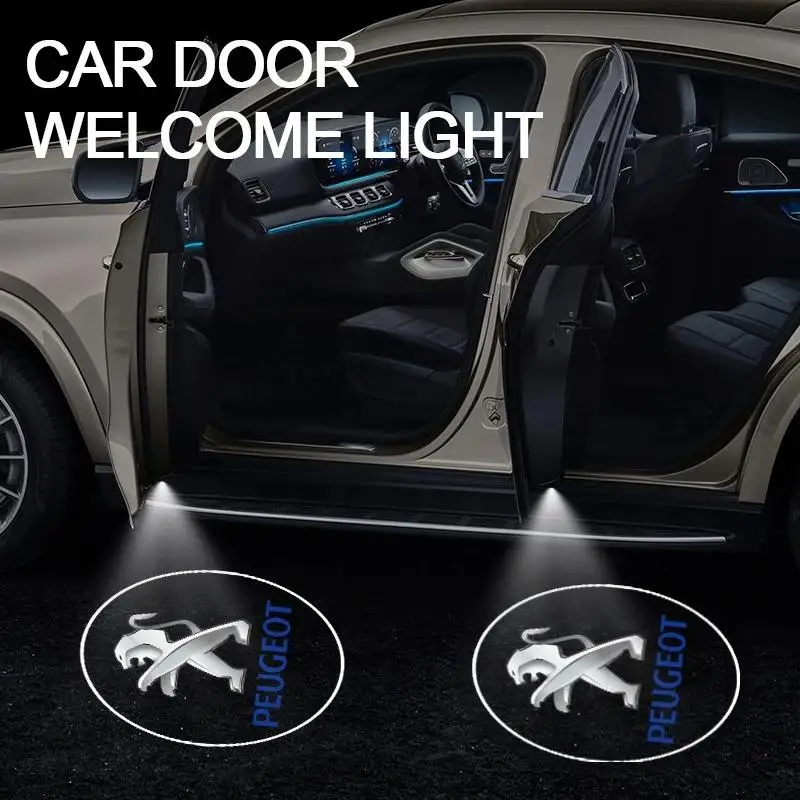 

2 шт. светодиодных проекторов для дверей автомобиля с эффектом «Ghost Shadow» для Peugeot 307, 308, 3008, 208, 407, 508, 2008, 5008, 107, Expert. Аксессуары.