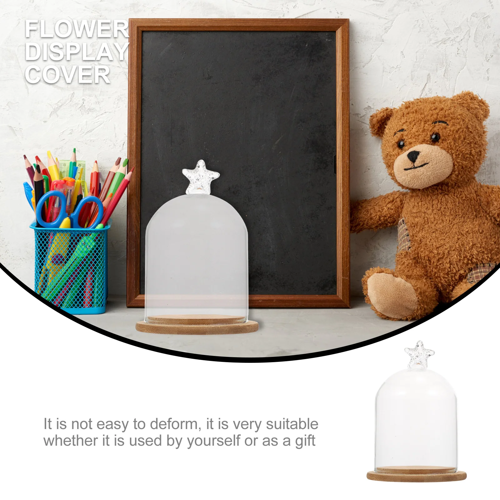 

Wedding Decor Decoration Glass Cover Decorative Home Eternal Flower Micro Landscape