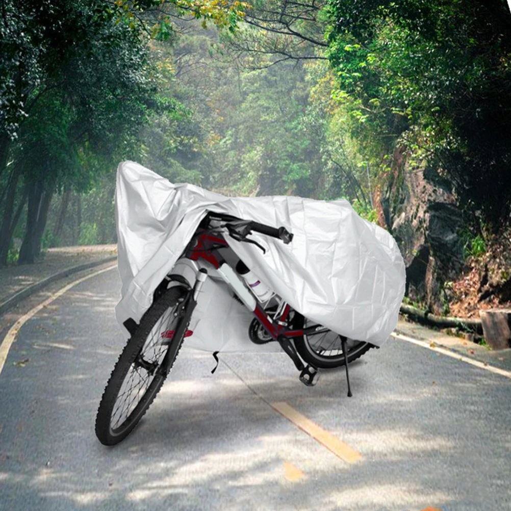 

Universal Bicycle Silver Mudguard Waterproof Windproof Waterproof Bike Cover Cycling Protector Outdoor Bike Protector