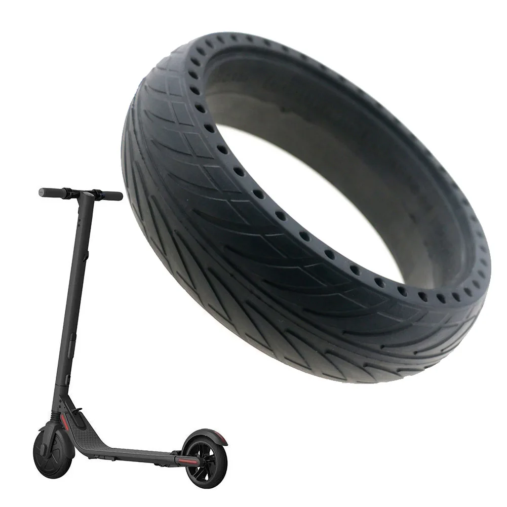 Experience Superior Grip and Performance with 8 inch Solid Tyre 8x2 125 for Ninebot Segway ES1ES2ES3ES4 Electric Scooter