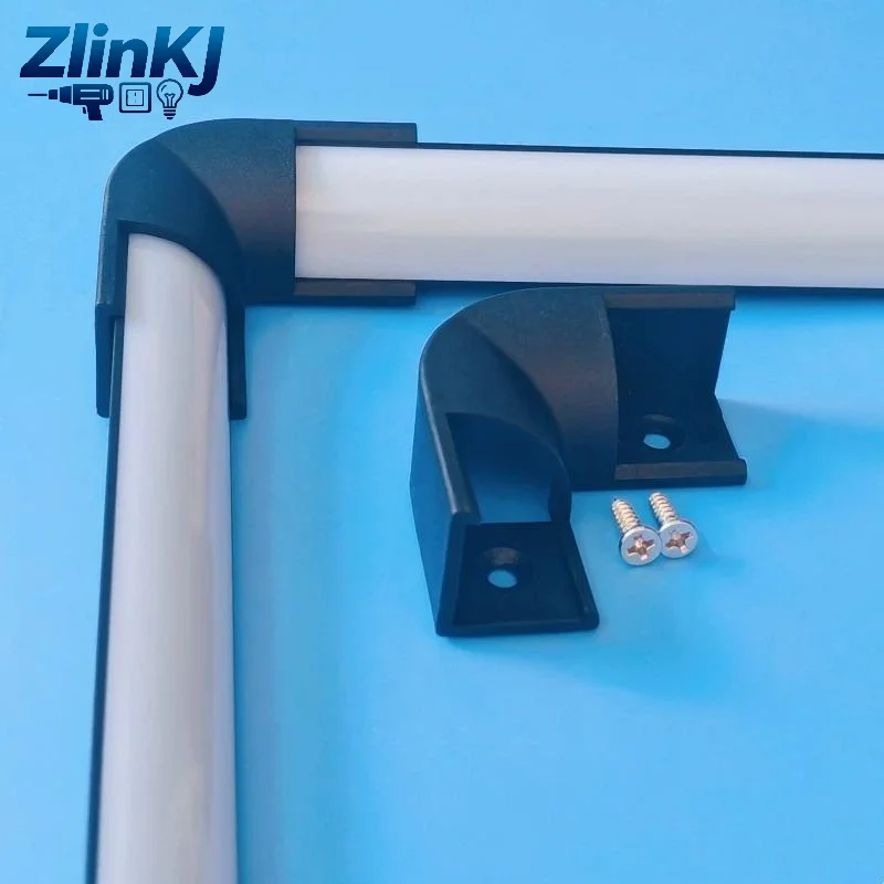90 Degree V Corner LED Bar Light Connector 10Pcs 16*16 Aluminium Profile Holder for Indoor Ambient Light Setup
