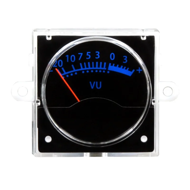 For Ball Machine VU Meter Level Meter, Front Bile and Rear Stone Power Amplifier Head with LED Backlight and Driver Board