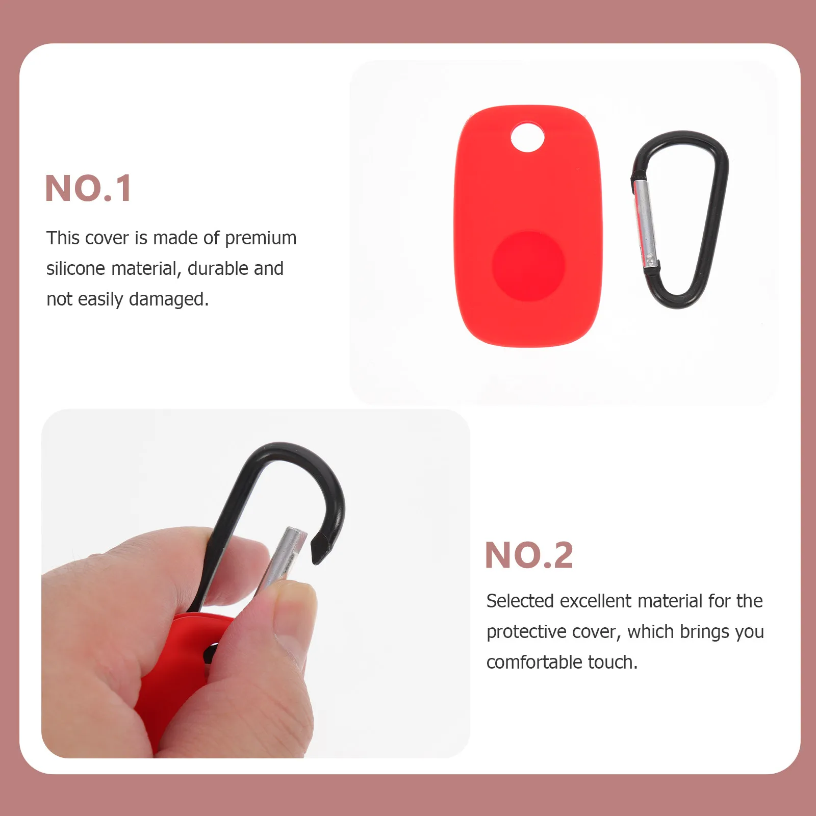 

Защитный чехол для трекера, 2 шт., силиконовый чехол, совместимый с Tile Mate Pro, простой противоударный защитный чехол