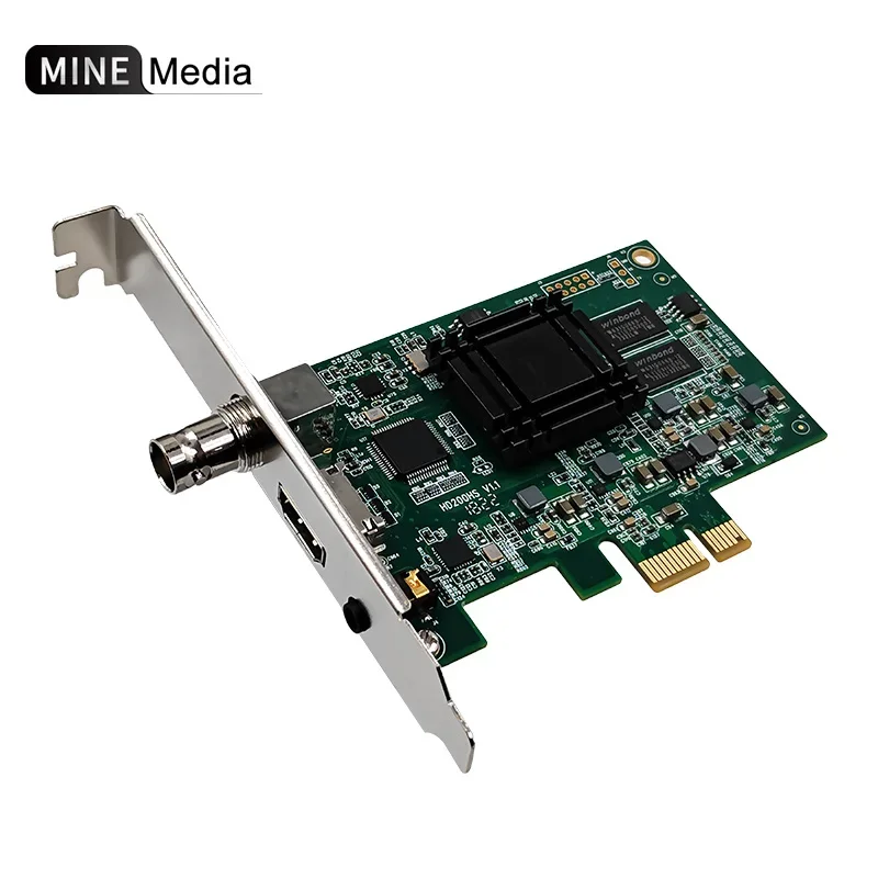 High Performance 1080p HDMI SDI Analog audio PCIe Video capture card