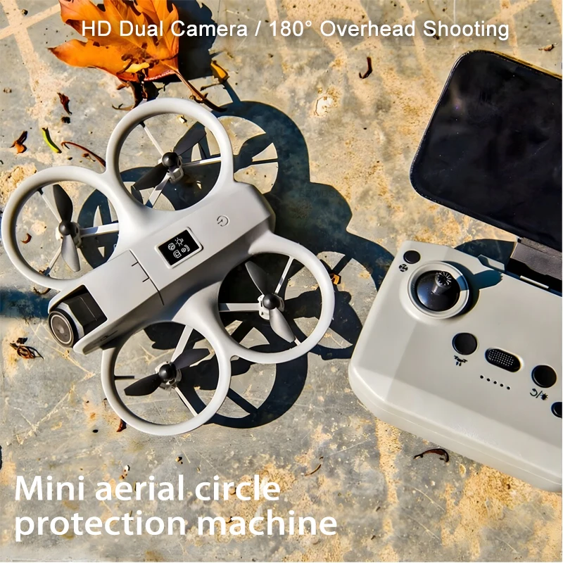 

NEW Mini Drone With HD Camera Optical Flow Hovers Obstacle Avoidance Mobile App Control Outdoor Recording Colorful Lights