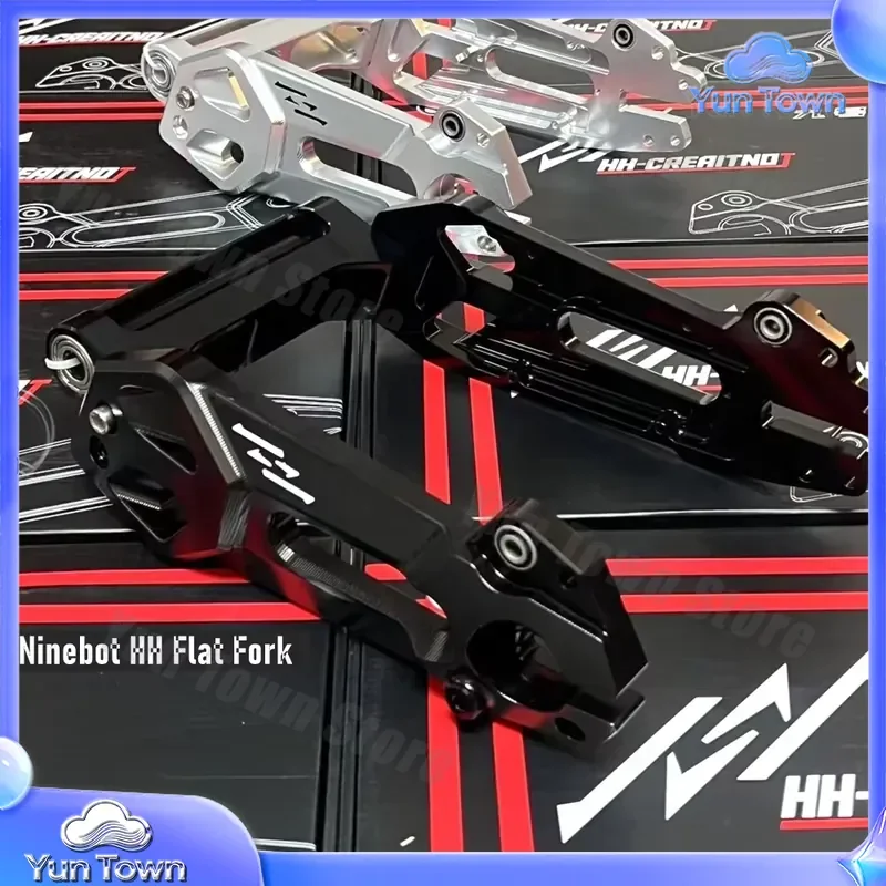 Electric Scooter Swing Arm CNC Aluminum Alloy Flat Fork for Ninebot E70 E80C E100 E125 E200P E N Series Universal