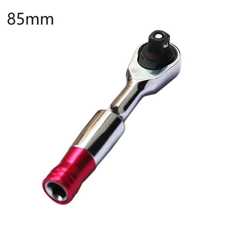 

Bike Accessories Socket Wrench For Factories Long Service Life 1/4inch 72 Toothed Disc Chrome Plated Repair Tool