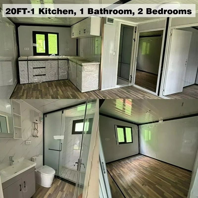 20Ft Portable Expandable House Class 1A Granny Flat Placed in Rural Area Ready Made Features Container Home