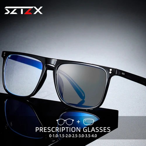 Imagen 1 del producto CLLOIO, el mismo estilo que las celebridades, moda para hombres, gafas para miopía con rayos azules, montura para mujeres, gafas de lectura, gafas ópticas graduadas