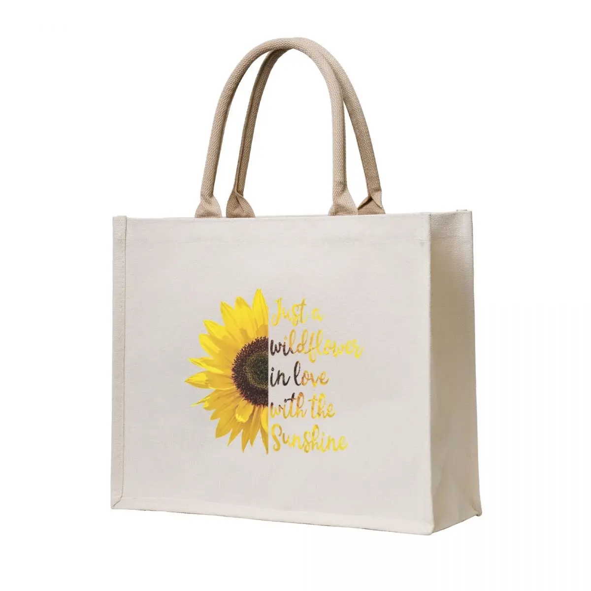 

Sunflower Just A Wildflower In Love With The Sunshine Tote Bag bags for women bags woman 2025