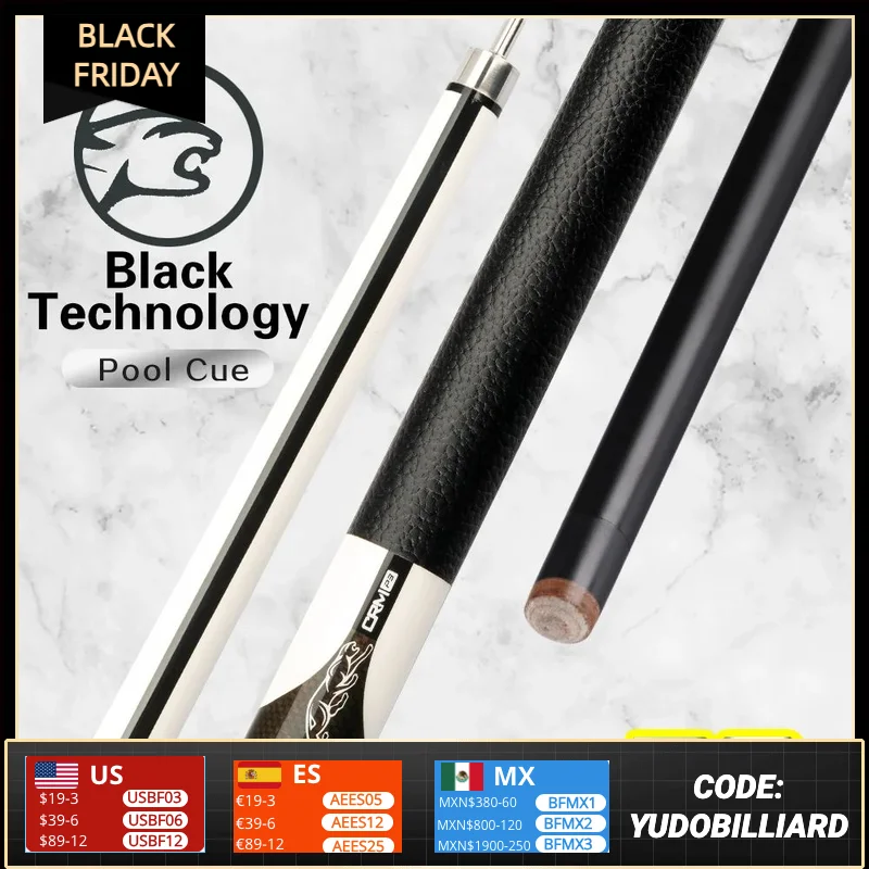 PREOAIDR 3142 P3 XINBAO Billiard Pool Cue Stick Carbon Fiber Technology Shaft Rainbow Tip Pool Cue Uni-loc Joint