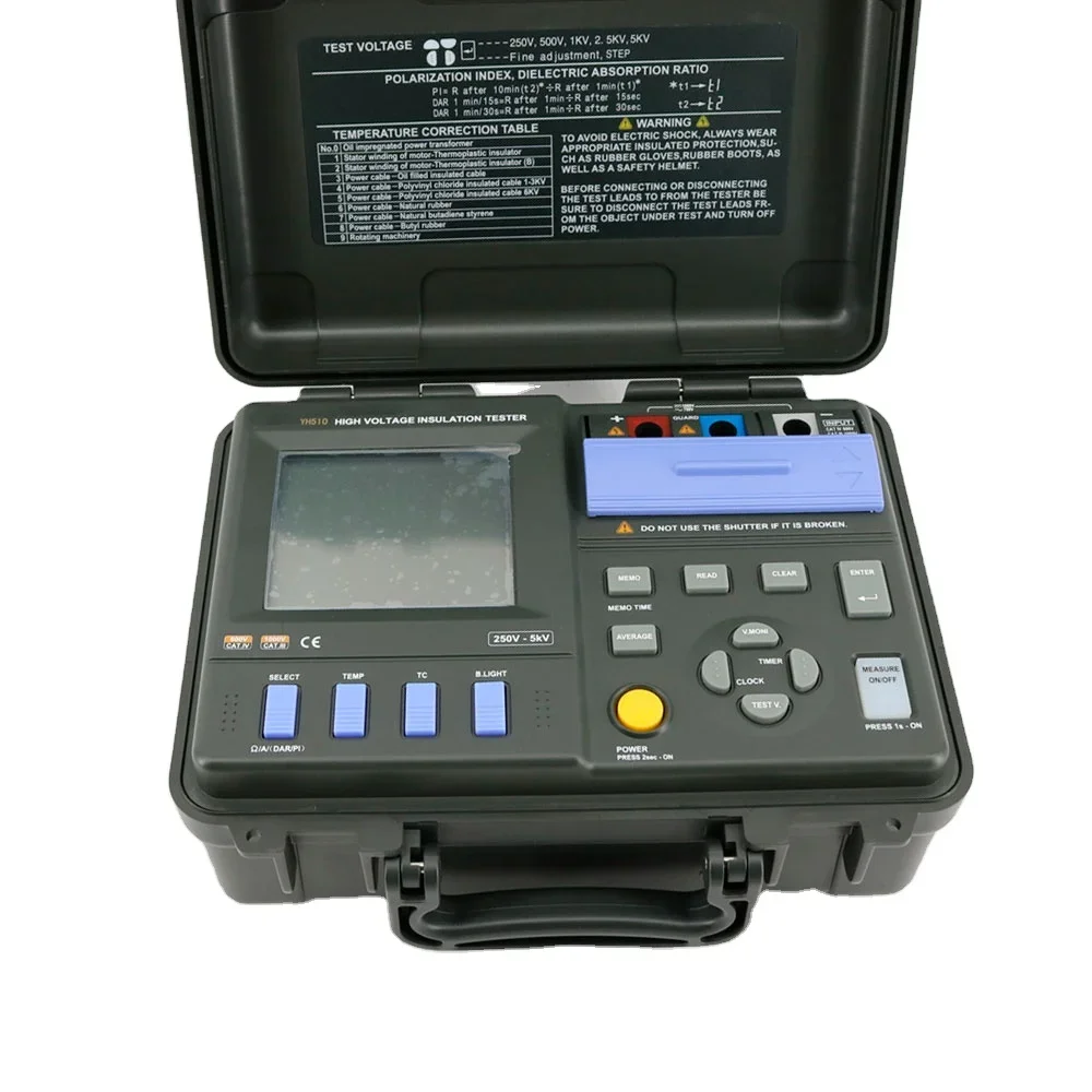 YH-510 High Voltage Digital Insulation Tester Resistance Range 5Tohm Digital  YH510