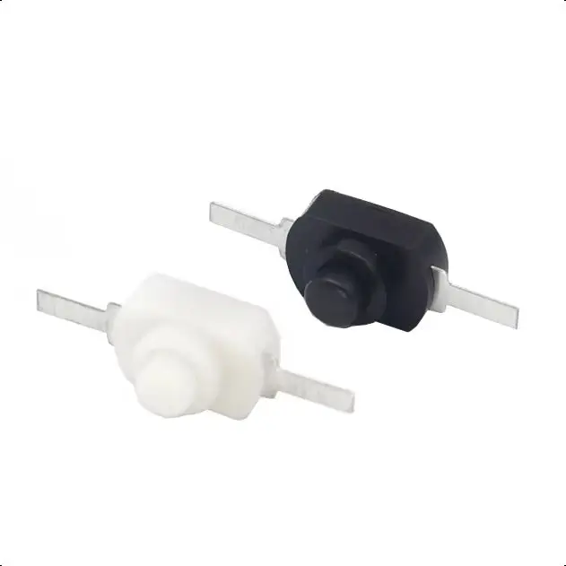 【30-10PCS】DC 30V 1A 12*8MM On Off Mini Push Button Switch for Electric Torch 1208YD Self Locking