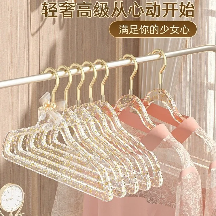 

10Pcs Clothes Velvet Hanger Non-slip Flocked Trouser Skirt Hanger Wardrobe Space Saving Organizer Hangers for Adults Children