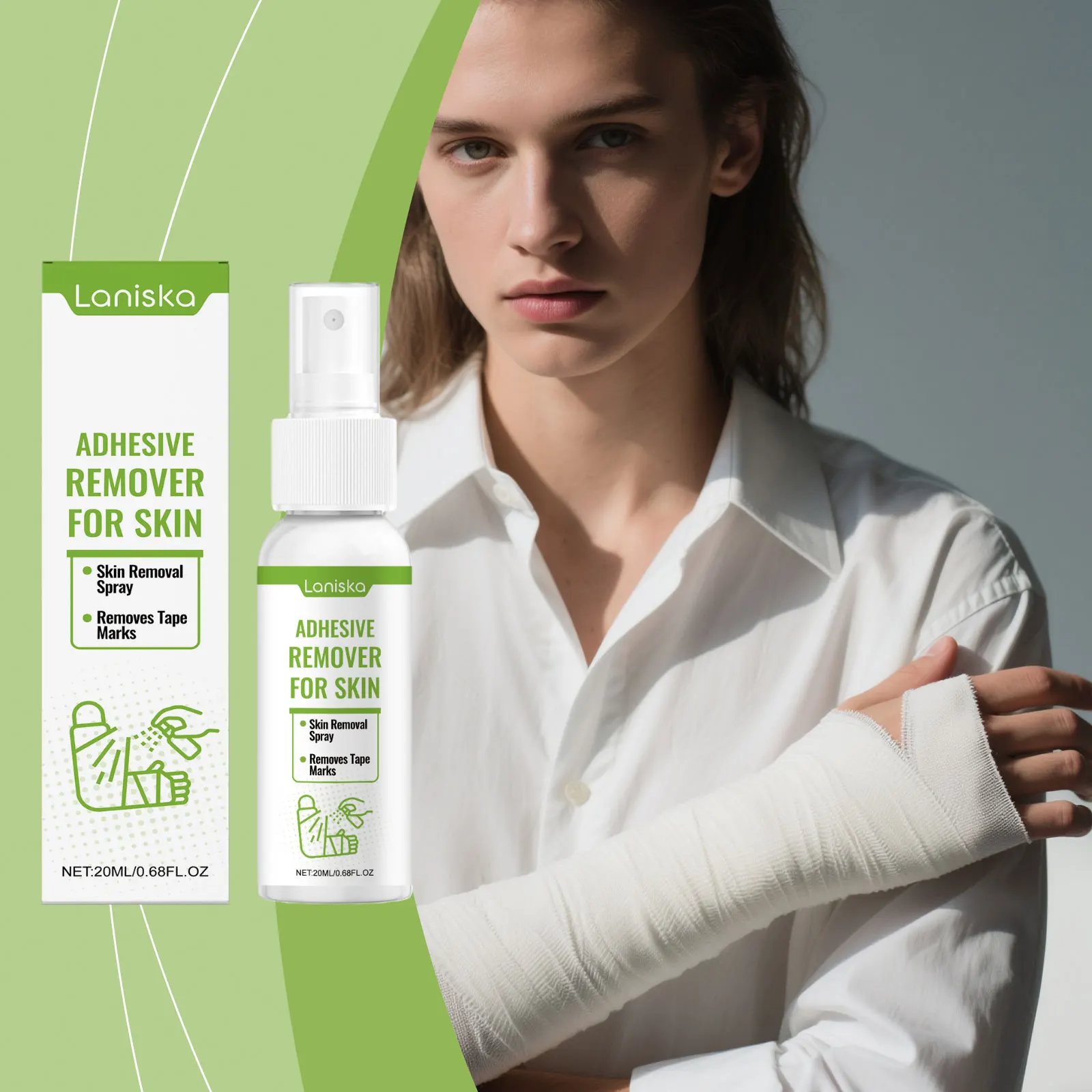 Adhesive Remover Spray For Skin Remove Tape Marks Bandage Adhesive Remover Skin Sticky Stuff Remover Ostomy Adhesive Wipes Spray