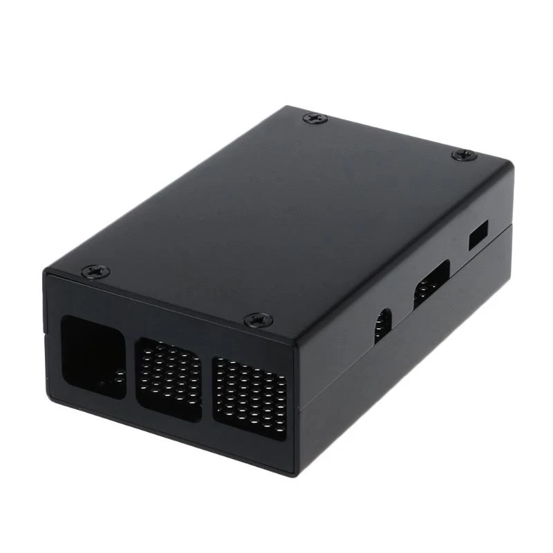 R1WD untuk 3 Aluminium Case- Logam Logam untuk RPI 3 Model B Kompatibel dengan- 3 Model